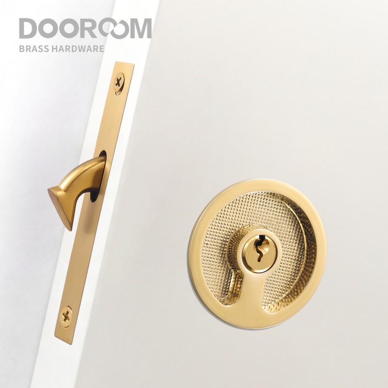 Kitchen Appliances Set - Dooroom Brass Sliding Door Handle Door