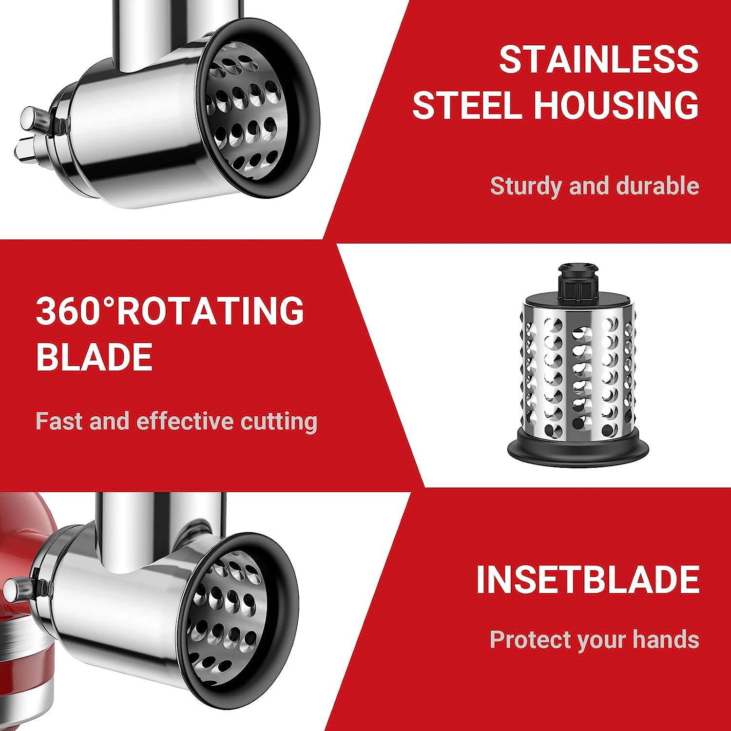 2023 New Slicer/Shredder Attac - Meat Grinder Attachment review and price
