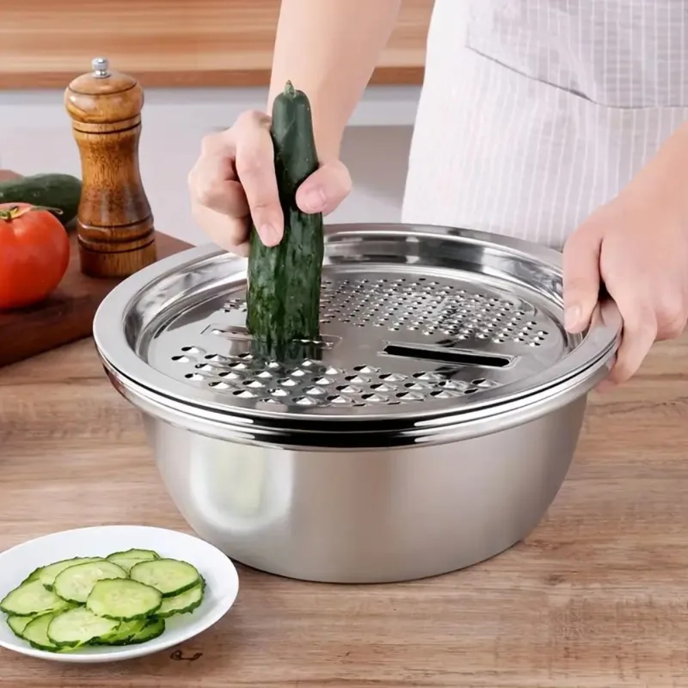 3Pcs Stainless Steel Colander  - Kitchen Appliances Japan review and price