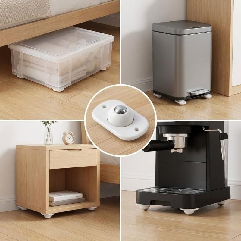 8 Pcs Self Adhesive Caster Whe - Kitchen Appliances Small review and price