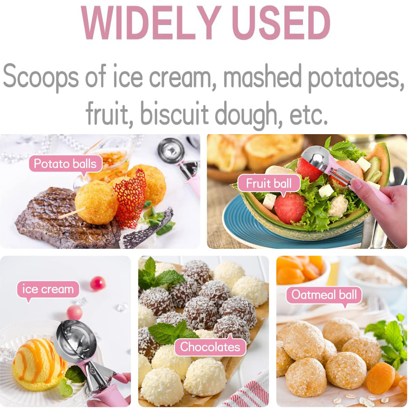 Stainless Steel Ice Cream Scoo - Kitchen Appliances Best review and price