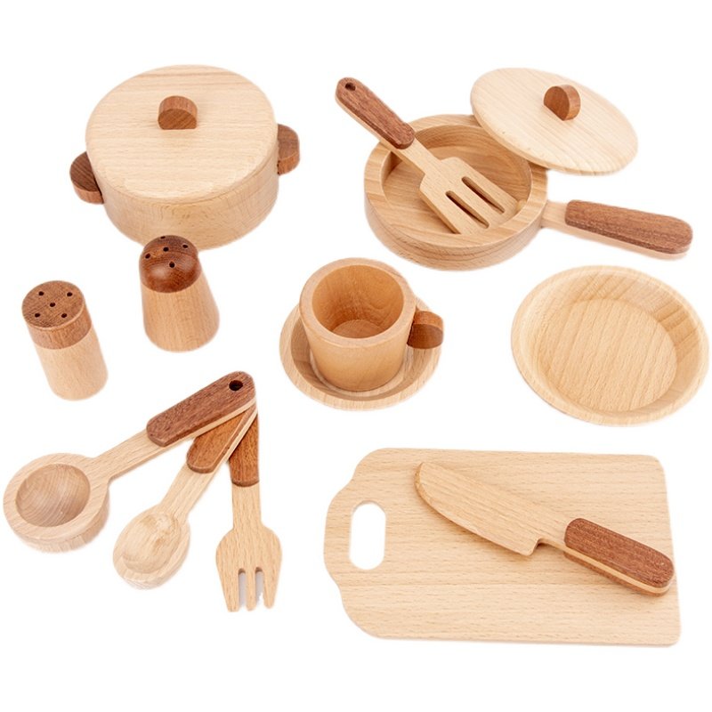 Maoduo Toys Beech Wooden Kids  - Kitchen Appliances Set review and price
