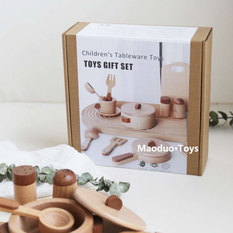 Maoduo Toys Beech Wooden Kids  - Kitchen Appliances Set review and price