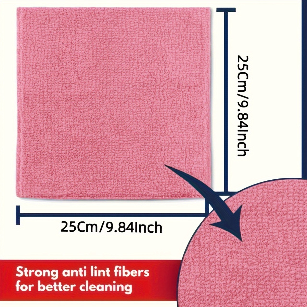1-50Pcs Light Pink Microfiber  - Kitchen Appliances Set review and price