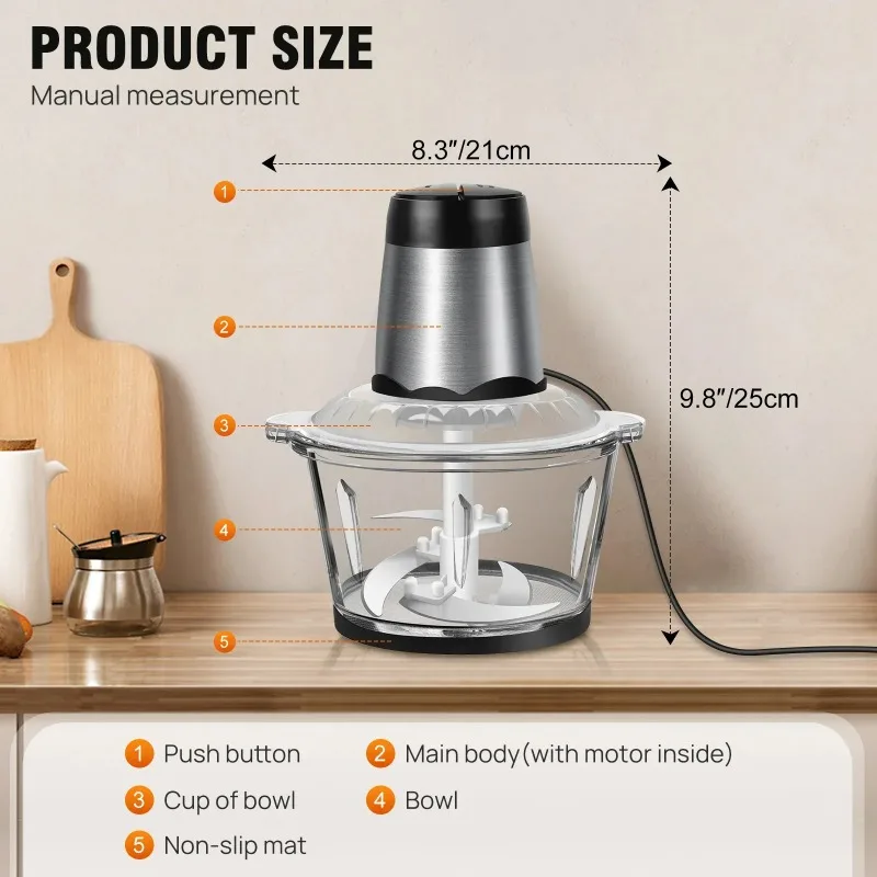 2L Electric Meat Grinder Food  - Meat Grinder Attachment review and price