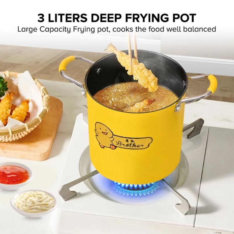 2/3L Deep Fryer Pot Stainless  - Kitchen Appliances In Japanese review and price
