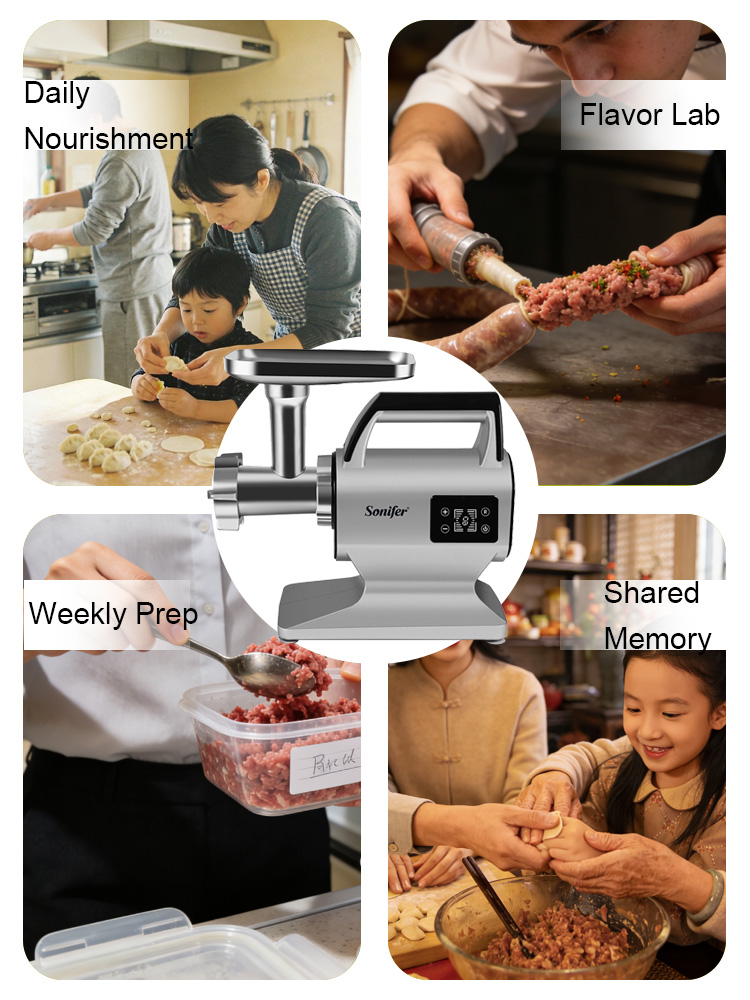Meat Grinder Sonifer SF-5036 3 - Meat Grinder Attachment review and price