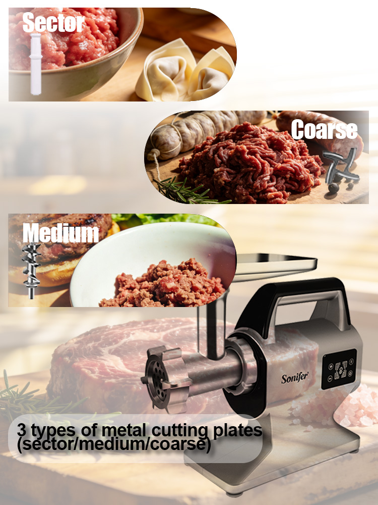 Meat Grinder Sonifer SF-5036 3 - Meat Grinder Attachment review and price